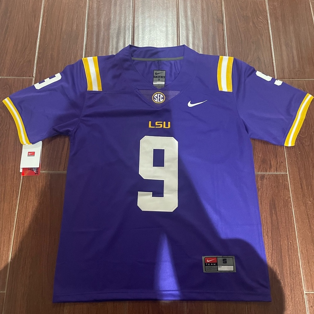 Joe "Burreaux" Burrow LSU Purple Jerseys S-2XL